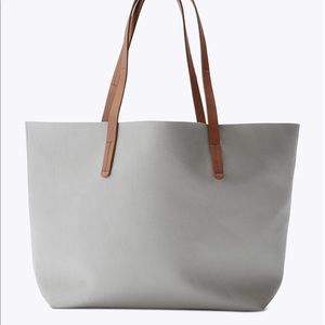 BOON SUPPLY Vegan Leather Tote - Grey